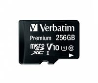 Verbatim microSDXC 256GB Class 10 UHS-I inc adapter 44087 - thumbnail