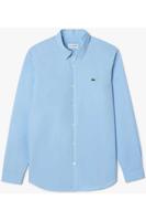 Lacoste Slim Fit Overhemd lichtblauw, Effen - thumbnail