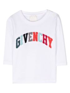 Givenchy Kids t-shirt en coton à patch logo - Blanc