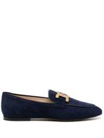 Tod's mocassins Kate en daim - Bleu - thumbnail