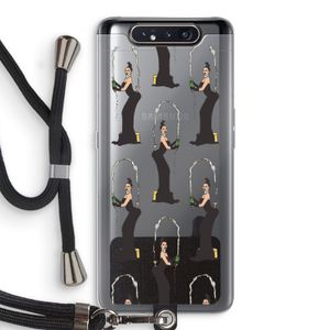 Pop Some Kim: Samsung Galaxy A80 Transparant Hoesje met koord