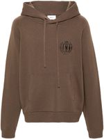 Bally hoodie en laine à logo brodé - Marron