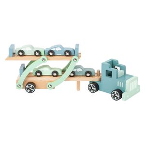 Small Foot houten vrachtwagen transporter chicago met auto&apos;s, 9dlg.