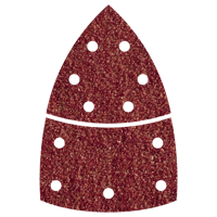Wolfcraft Hechtschuurbladen | Korund | K120 | Geperforeerd | 95mm | 10 stuks - 1814000