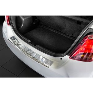 RVS Bumper beschermer passend voor Toyota Yaris III Facelift 2014- 'Ribs' AV235758