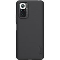 Xiaomi Redmi Note 10 Pro/10 Pro Max Nillkin Super Frosted Shield Hoesje - Zwart - thumbnail