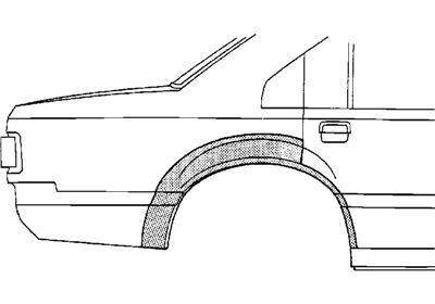 PLAATWERKDEEL Wielrand 3D R 5385146