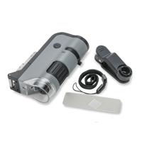 Carson Handmicroscoop MP-250 MicroFlip 100-200x met Smartphone Adapter - thumbnail
