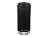 Klean Kanteen Thermosfles - tkwide - 355 ml (12 oz) - met koffiedop - zwart
