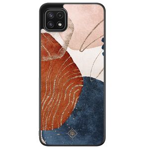 Samsung Galaxy A22 5G hoesje - Abstract terracotta