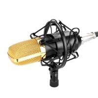 FIFINE F-700 Professional Condenser Sound Recording Microphone with Shock Mount for Studio Radio Broadcasting & Live Boardcast 3.5mm Earphone Port C