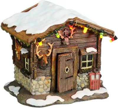 Luville Schneewald Berghutte led battery operated