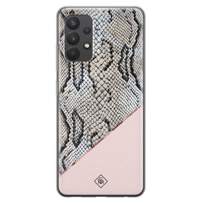 Samsung Galaxy A32 4G siliconen hoesje - Snake print