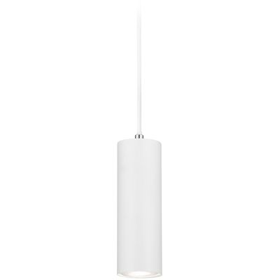 LED Railverlichting - Hanglamp - Trion Dual Monla - 2 Fase - GU10 Fitting - Rond - Mat Wit - Aluminium