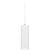 LED Railverlichting - Hanglamp - Trion Dual Monla - 2 Fase - GU10 Fitting - Rond - Mat Wit - Aluminium