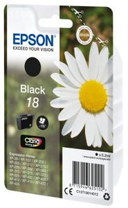 Epson Inktcartridge T1801, 18 Origineel Zwart C13T18014012