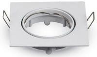 V-Tac Inbouw spot verstelbaar 50mm vierkant wit 5013324 V-Tac Inbouw spot verstelbaar 50mm vierkant wit 5013324