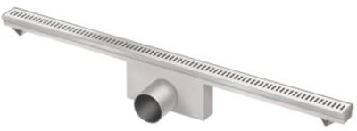 Van Den Berg Perfect Line douchegoot 600x35 mm met rooster RVS