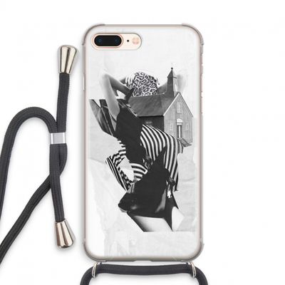 House: iPhone 7 PLUS Transparant Hoesje met koord
