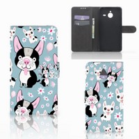 Microsoft Lumia 640 XL Telefoonhoesje met Pasjes Hondjes - thumbnail