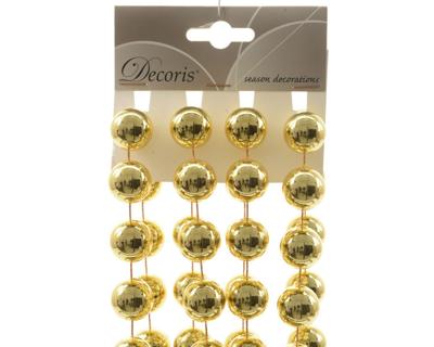 Kralenketting plastic xxl 20mmx270cm licht goud - Ksd