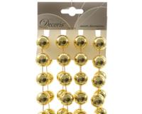 Kralenketting plastic xxl 20mmx270cm licht goud - Ksd