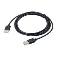 Akyga USB-kabel USB-A stekker, USB-A stekker 1.80 m Zwart AK-USB-11