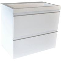 Wiesbaden Shall Onderkast 60x36cm - Glans Wit voor Moderne Badkamers