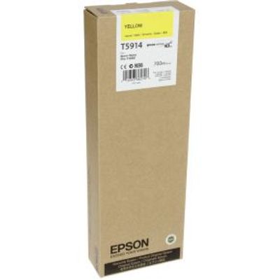 Epson inktpatroon geel T 591 700 ml T 5914