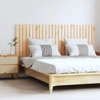 Wandhoofdbord 159,5x3x60 cm massief grenenhout