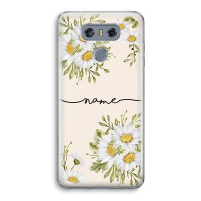 Daisies: LG G6 Transparant Hoesje