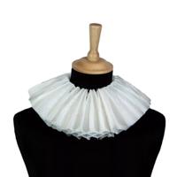 Pietenkraag/page kraag - wit - papier - Sint en Piet verkleed accessoires Pietenkraag/page kraag - wit - papier - Sint en Piet verkleed accessoires