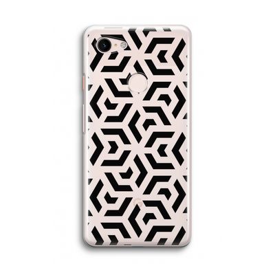 Crazy pattern: Google Pixel 3 Transparant Hoesje