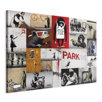 Schilderij - Banksy - collage