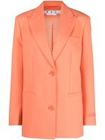 Off-White blazer Tomboy à simple boutonnage - Orange