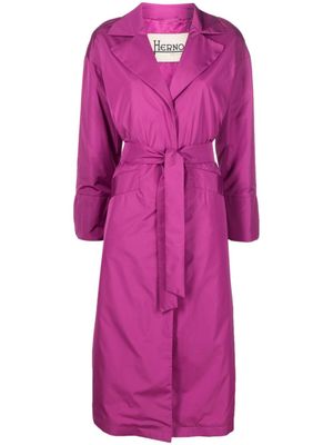 Herno trench à taille ceinturée - Rose