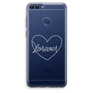 Forever heart pastel: Huawei P Smart (2018) Transparant Hoesje