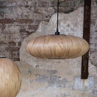 Dutchbone Hanglamp Bond Ovaal, 50cm - Hout