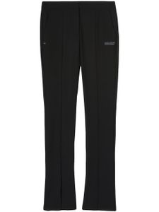 Off-White pantalon de costume à taille haute - Noir