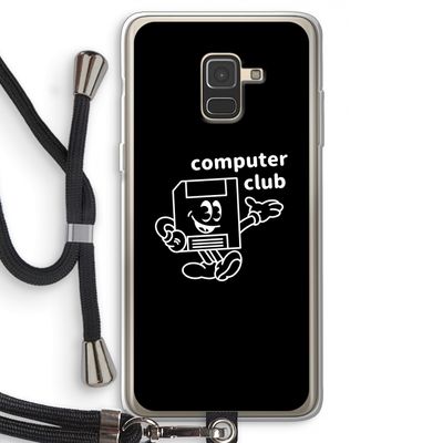 Floppyhead: Samsung Galaxy A8 (2018) Transparant Hoesje met koord