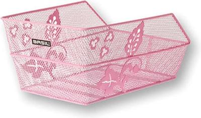 Basil cento s fm - fietsmand - achterop - klein - inclusief bevestigingsmateriaal - roze