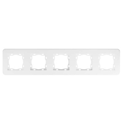 Wit Afdekraam 5 voudig ultra wit 8075UW ronde hoeken Eslohe