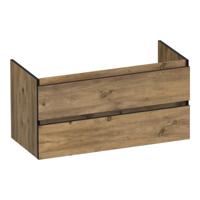 Brauer Joy Edge - Onderkast - 100 cm - met 2 Softclose Lades Greeploos en 1 Sifon Uitsparing - Chateau