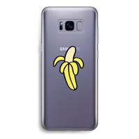 Banana: Samsung Galaxy S8 Transparant Hoesje