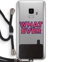 Whatever: Samsung Galaxy S9 Transparant Hoesje met koord