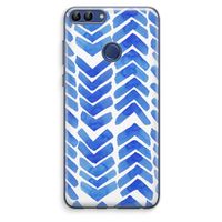 Blauwe pijlen: Huawei P Smart (2018) Transparant Hoesje