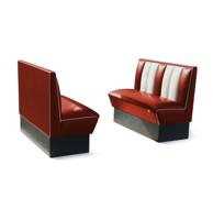 Classic Retro Diner Bank Bel Air HW120 Ruby Classic Retro Diner Bank Bel Air HW120 Ruby