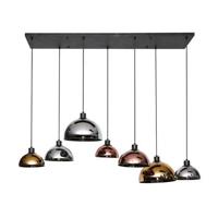 AnLi Style Hanglamp 4+3 disk glass tricolore - thumbnail