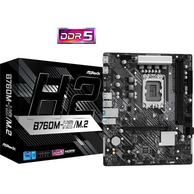 Moederbord ASRock B760M-H2/M.2 LGA 1700 Intel B760