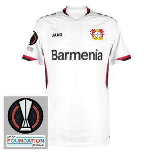 Bayer Leverkusen Shirt Uit 2021-2022 + Europa League Badges